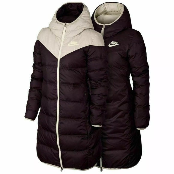 Nike Sportswear Windrunner Reversible Down Fill Jacket Women's 939440-008 - Picture 1 of 7